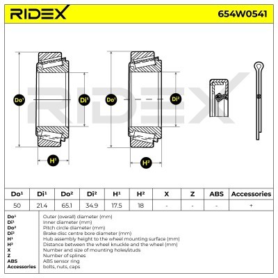 Wheel Bearing RIDEX 654W0541 654W0541 - photo 6