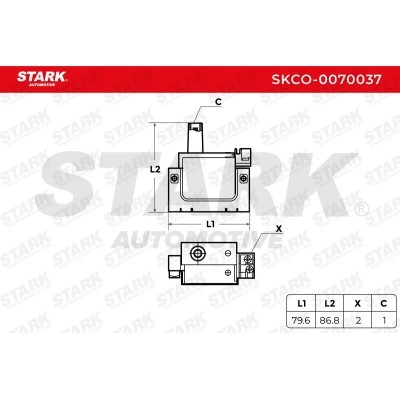 Ignition Coil Stark SKCO-0070037 SKCO-0070037 - photo 4