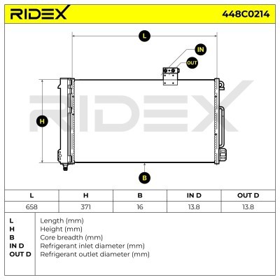A/C condenser 448C0214 - photo 8