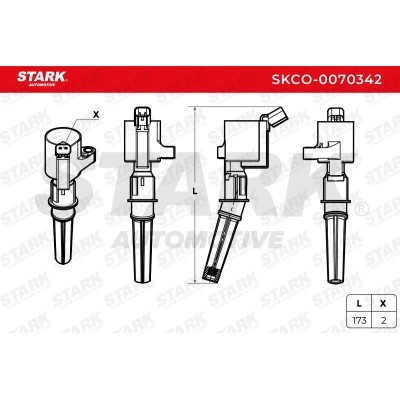 Ignition Coil Stark SKCO-0070342 SKCO-0070342 - photo 2