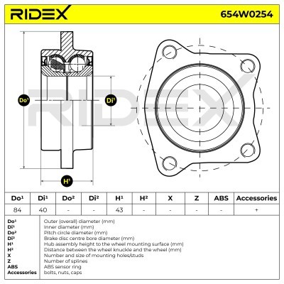 Wheel Bearing RIDEX 654W0254 654W0254 - photo 5