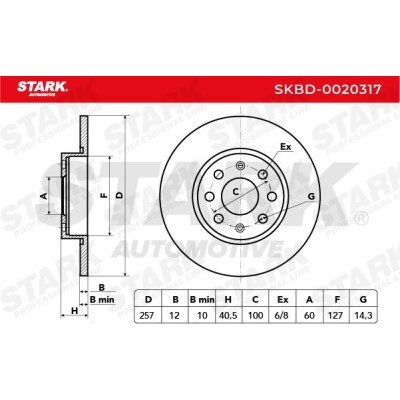 Brake Disc Stark SKBD-0020317 SKBD-0020317 - photo 5