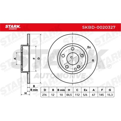 Brake Disc Stark SKBD-0020327 SKBD-0020327 - photo 7