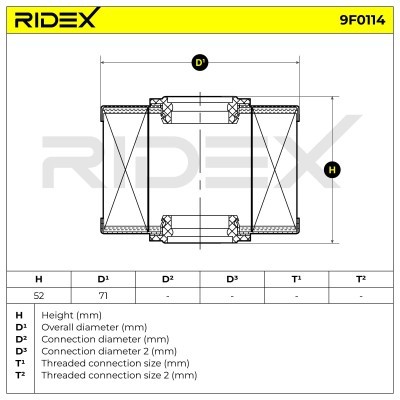 Fuel Filter RIDEX 9F0114 9F0114 - photo 5