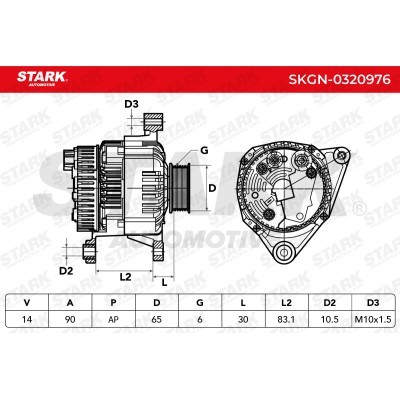 Alternator Stark SKGN-0320976 SKGN-0320976 - photo 7