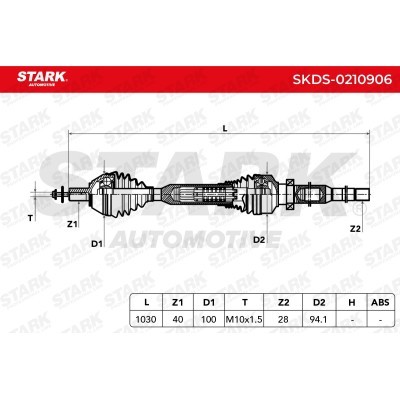 Drive Shaft Stark SKDS-0210906 SKDS-0210906 - photo 7