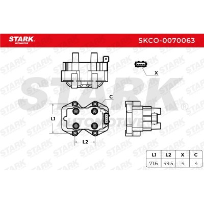 Ignition Coil Stark SKCO-0070063 SKCO-0070063 - photo 5