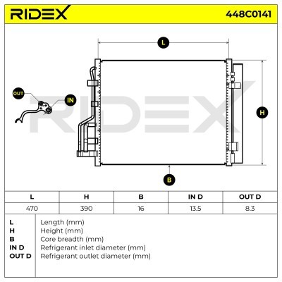 A/C condenser 448C0141 - photo 8