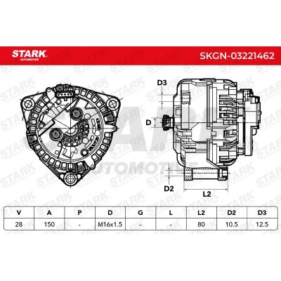 Alternator Stark SKGN-03221462 SKGN-03221462 - photo 5
