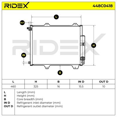 A/C condenser 448C0418 - photo 7
