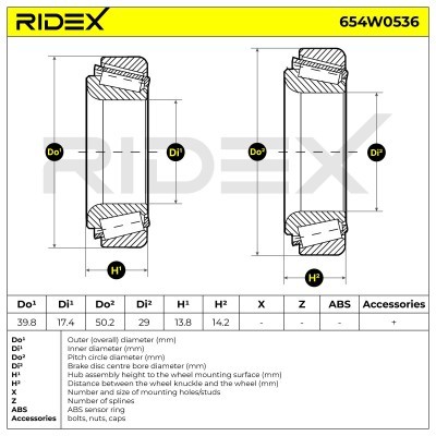 Wheel Bearing RIDEX 654W0536 654W0536 - photo 6