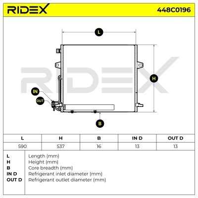 A/C condenser 448C0196 - photo 7