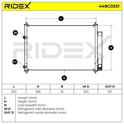 A/C condenser 448C0251 - photo 4