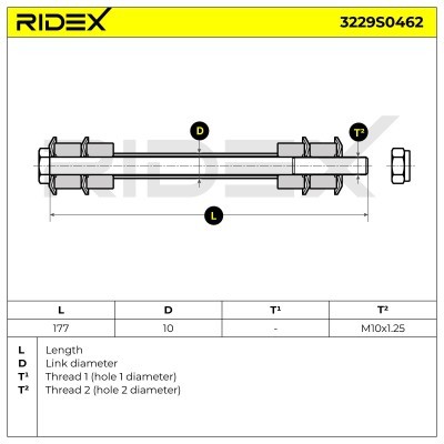 Stabilizer Link RIDEX 3229S0462 3229S0462 - photo 6