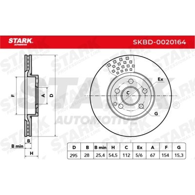 Brake Disc Stark SKBD-0020164 SKBD-0020164 - photo 5