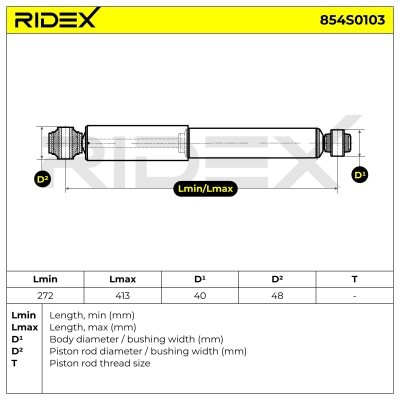 Shock Absorber RIDEX 854S0103 854S0103 - photo 7