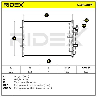 A/C condenser 448C0071 - photo 8