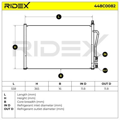 A/C condenser 448C0082 - photo 5