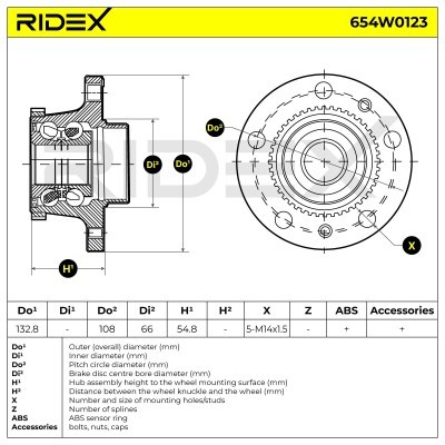 Wheel Bearing RIDEX 654W0123 654W0123 - photo 6