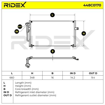 A/C condenser 448C0170 - photo 8