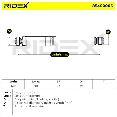 Shock Absorber RIDEX 854S0005 854S0005 - photo 10