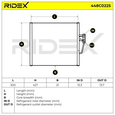 A/C condenser 448C0225 - photo 8