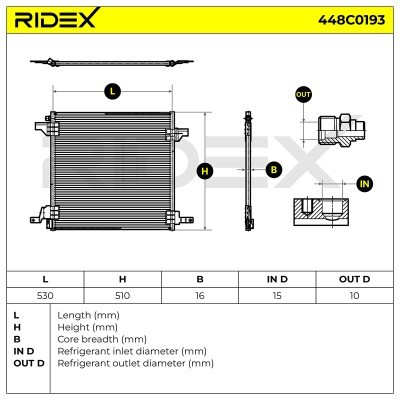 A/C condenser 448C0193 - photo 8