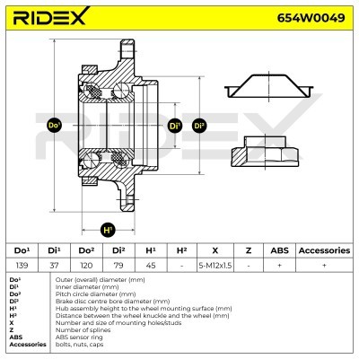 Wheel Bearing RIDEX 654W0049 654W0049 - photo 7