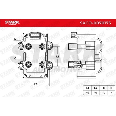 Ignition Coil Stark SKCO-0070175 SKCO-0070175 - photo 5