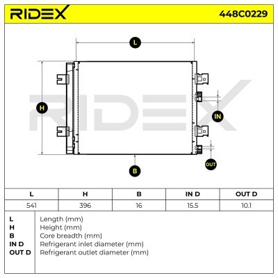 A/C condenser 448C0229 - photo 4