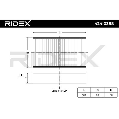 Cabin Air Filter RIDEX 424I0388 424I0388 - photo 6