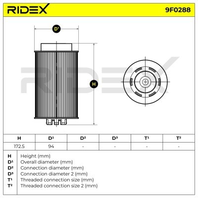 Fuel Filter RIDEX 9F0288 9F0288 - photo 6
