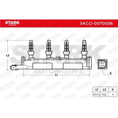 Ignition Coil Stark SKCO-0070036 SKCO-0070036 - photo 4