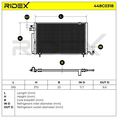 A/C condenser 448C0318 - photo 7