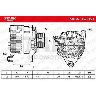 Alternator Stark SKGN-0321059 SKGN-0321059 - photo 7