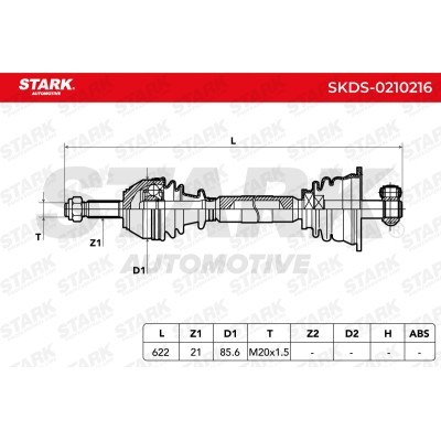 Drive Shaft Stark SKDS-0210216 SKDS-0210216 - photo 3