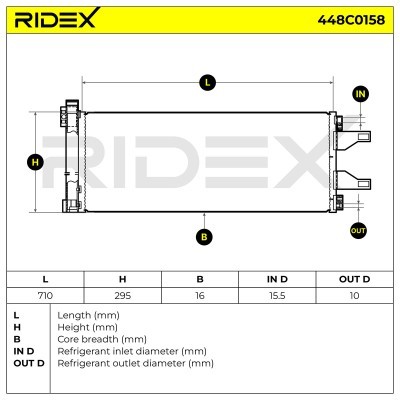 A/C condenser 448C0158 - photo 8