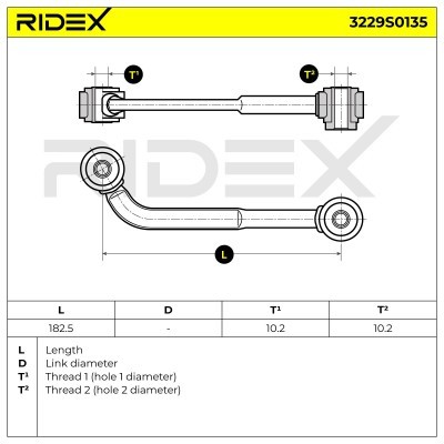 Stabilizer Link RIDEX 3229S0135 3229S0135 - photo 7
