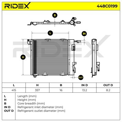 A/C condenser 448C0199 - photo 7