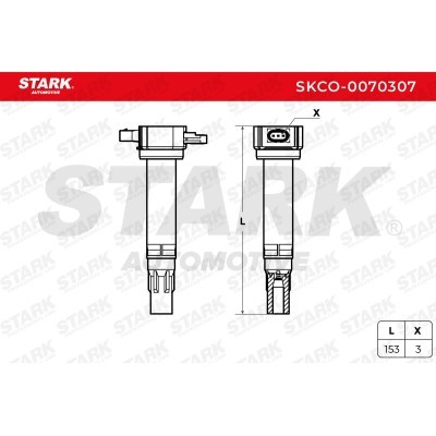Ignition Coil Stark SKCO-0070307 SKCO-0070307 - photo 2