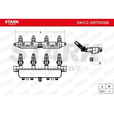 Ignition Coil Stark SKCO-0070068 SKCO-0070068 - photo 4