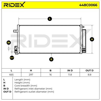 A/C condenser 448C0066 - photo 8
