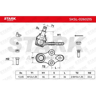 Ball Joint Stark SKSL-0260215 SKSL-0260215 - photo 5