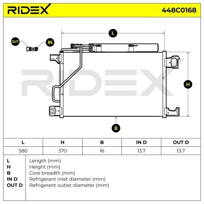 A/C condenser 448C0168 - photo 8