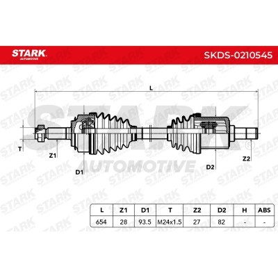 Drive Shaft Stark SKDS-0210545 SKDS-0210545 - photo 7
