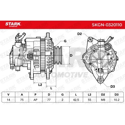 Alternator Stark SKGN-0320110 SKGN-0320110 - photo 7