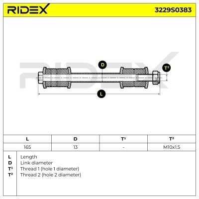 Stabilizer Link RIDEX 3229S0383 3229S0383 - photo 5