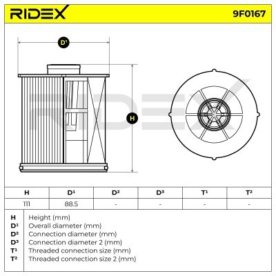 Fuel Filter RIDEX 9F0167 9F0167 - photo 5