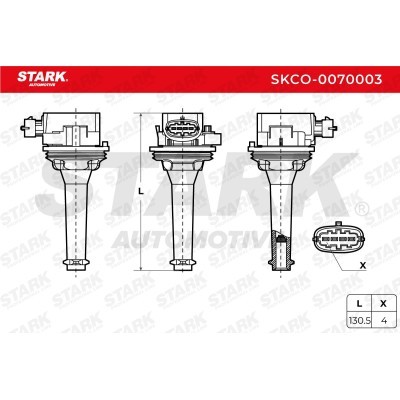 Ignition Coil Stark SKCO-0070003 SKCO-0070003 - photo 4