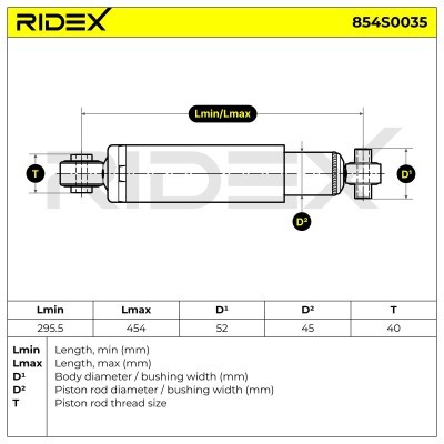 Shock Absorber RIDEX 854S0035 854S0035 - photo 6